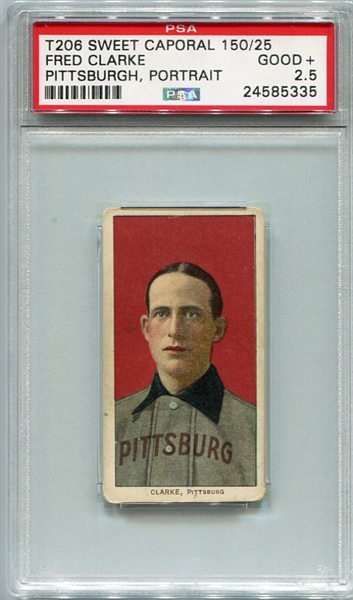 T206 Fred Clarke Portrait PSA 2.5