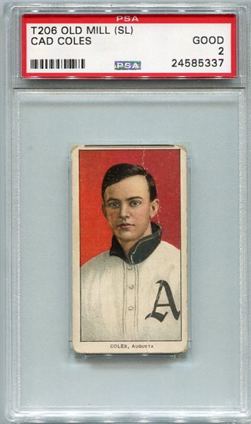 T206 Cad Coles SLer PSA 2