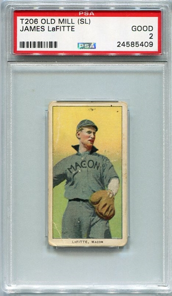 T206 James LaFitte Macon SLer PSA 2
