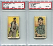 T206 Nap Lajoie Lot of 2 Different PSA 1's