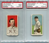 T206 John McGraw Lot of 2 Different Both PSA 2