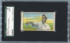 E102 Christy Mathewson Hand Cut Printers Scrap With Offset Colors-Spectacular Print Oddity