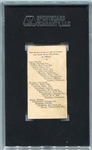E102 Christy Mathewson Hand Cut Printers Scrap With Offset Colors-Spectacular Print Oddity