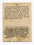 E145-1 1914 Cracker Jack #35 Harry Hooper