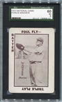 WG5 National Game Honus Wagner SGC 60