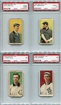 T206 Lot of 4 Different Southern Leaguer All PSA Graded