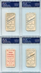 T206 Lot of 16 Different All PSA 2's