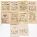 1943 La Ambrosia Lot of 34 Different