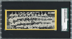 1951 Topps Teams 1950 Brooklyn Dodgers SGC 70