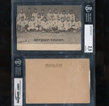 1907 ca. Detroit Tigers - Large Postcard- Cobb, mascot etc...   BVG 2.5