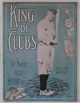 1912 Ty Cobb Sheet Music