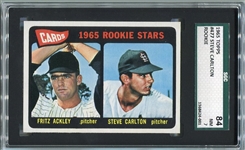 1965 Topps #477 Steve Carlton Rookie Card SGC 84 Must See!