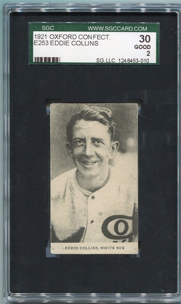 E253 Oxford Confectionary Eddie Collins SGC 30