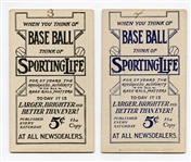 M116 Sporting Life Lot of Two Different