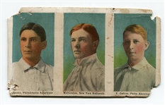 M116 Sporting Life Ad Piece Bender, Mathewson & E. Collins