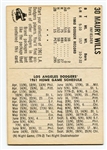 1961 Bell Brands Maury Wills