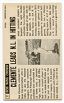1964 Topps Giants #11 Bob Clemente EXMT+