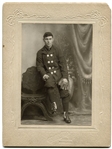 Early 20th Century Cabinet Photo of Chester Noel in Full Uniform