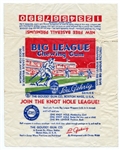 1934 Goudey Baseball Big League Chewing Gum Wax Wrapper