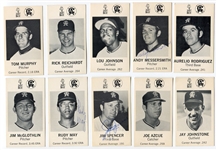 1969 Jack In The Box California Angels 10 Different With 3 Autographed