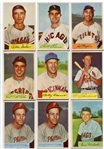 1954 Bowman Baseball Lot of 16 Mostly Different EX to NRMT