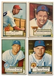 1952 Topps Baseball Lot of 10 Different Mostly Low Numbers EX-EXMT