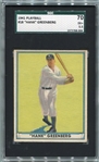 1941 Play Ball #18 Hank Greenberg SGC 70