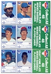 1987 Kraft Food Panels-10 Different & 1988 Hostess Expos Complete Set