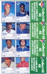 1987 Kraft Food Panels-10 Different & 1988 Hostess Expos Complete Set