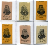 S77 1910 Mogul Cigarette Silks Presidents Complete Set of 24