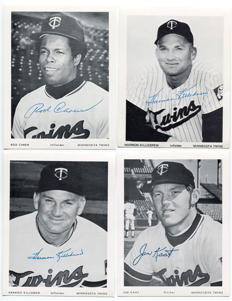 1980s Minnesota Twins Team Issue Photos Lot of 26 Different With Many HOFers