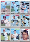 1970 Topps Baseball Lot of 239 Different Stars, Teams, Checklist, High Numbers EXMT+/-