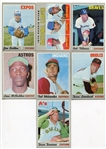 1970 Topps Baseball Lot of 239 Different Stars, Teams, Checklist, High Numbers EXMT+/-