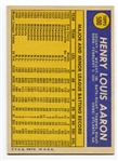 1970 Topps #500 Hank Aaron EXMT/NRMT Centered