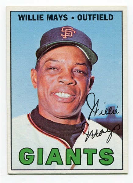 1967 Topps #200 Willie Mays Nrmt