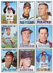 1967 Topps Baseball Lot of 35 Different With HOFers