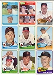 1965 & 1966 Topps Baseball Lot of 33 Different Loaded With HOFers