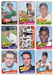 1965 & 1966 Topps Baseball Lot of 33 Different Loaded With HOFers