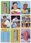 1965 & 1966 Topps Baseball Lot of 33 Different Loaded With HOFers