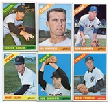 1965 & 1966 Topps Baseball Lot of 33 Different Loaded With HOFers