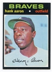 1971 Topps #400 Hank Aaron Nrmt/Mt