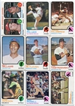 1973 Topps Baseball Lot of 112 Different 