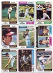 1974 Topps Baseball Partial Set of 247 Different Mostly Nrmt/Mt