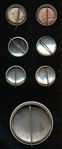 Pin Type Lot of 7 Different - P2 (2) w/Wheat, 1930 PR4 Cracker Jack 3 HOFers PR2 Grube PM10 Hubbell