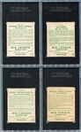 R319 1933 Goudey Lot of 4 HOFers All SGC Graded Ferrell, Manush, Sewell & Vance