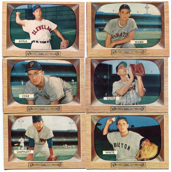 1955 Bowman Lot of 12 Different Exmt-Nrmt