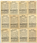 1952 Bowman Baseball Lot of 50 Mostly Different Loaded With HOFers