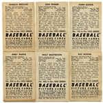1952 Bowman Baseball Lot of 50 Mostly Different Loaded With HOFers