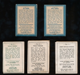 R326 Goudey Baseball Movies (3) & R342 (2) Baseball Thum-Movies