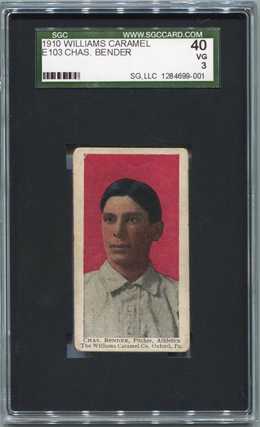 E103 Williams Caramel Chas. Bender SGC 40